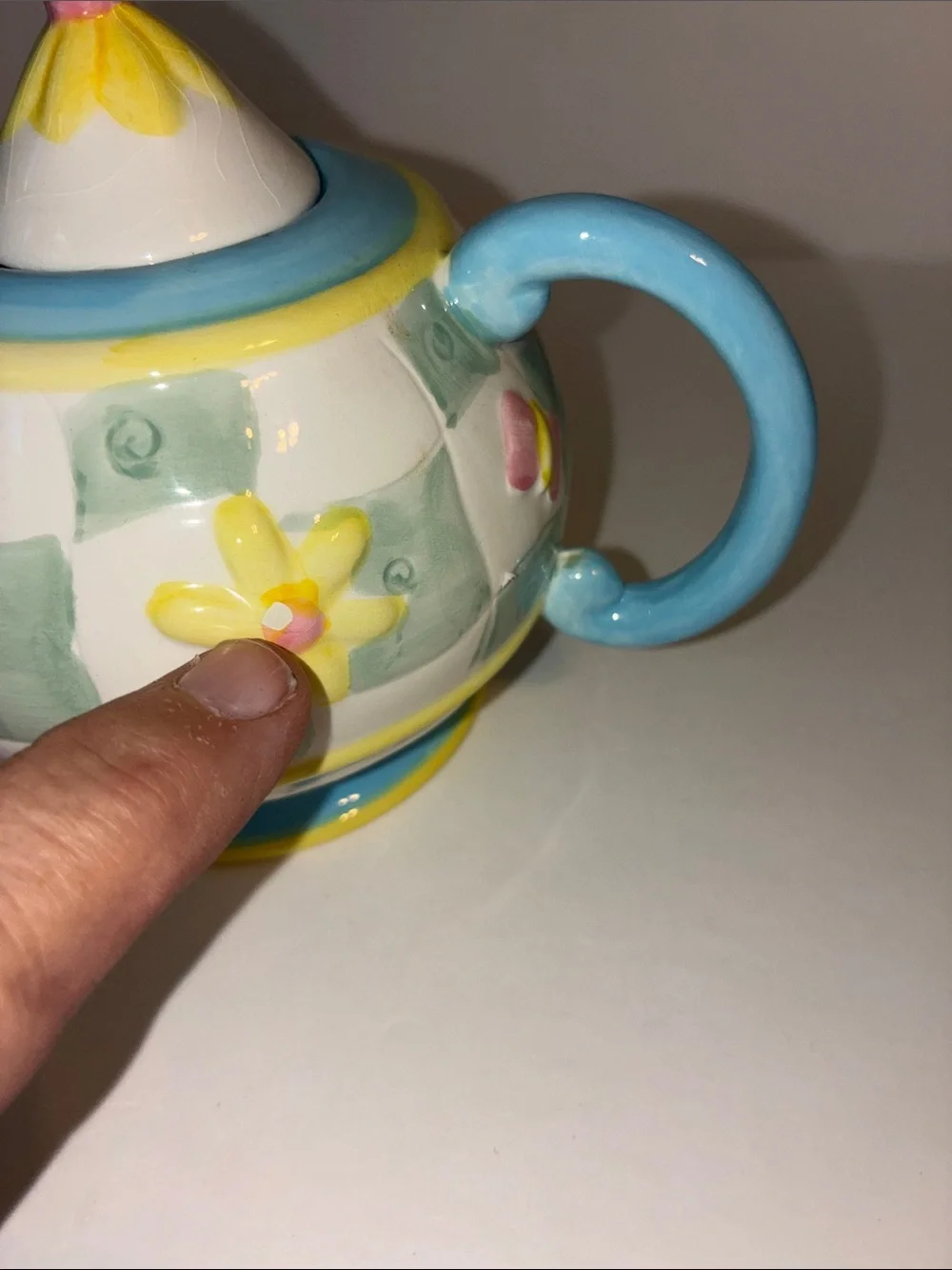 Oneida Country Bouquet, “Rainbow Garden”, Mini Teapot